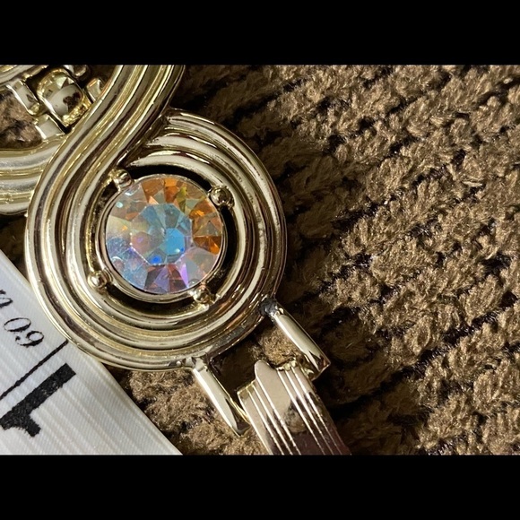 Vintage 1962 Sarah Coventry gold bracelet. Aurora Swirl - Picture 3 of 7